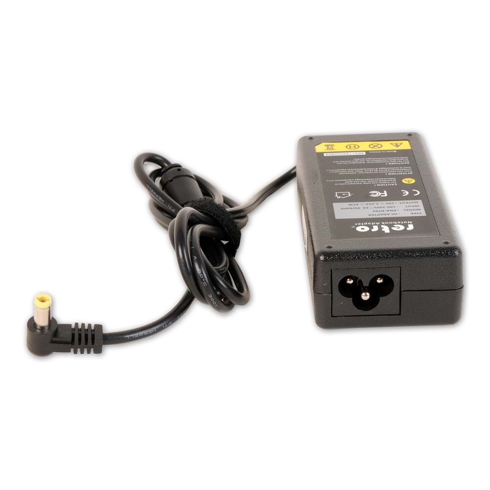 ADAPTOR DCA-A001 19V 3.42A 65W 2.5mm x 5.5mm