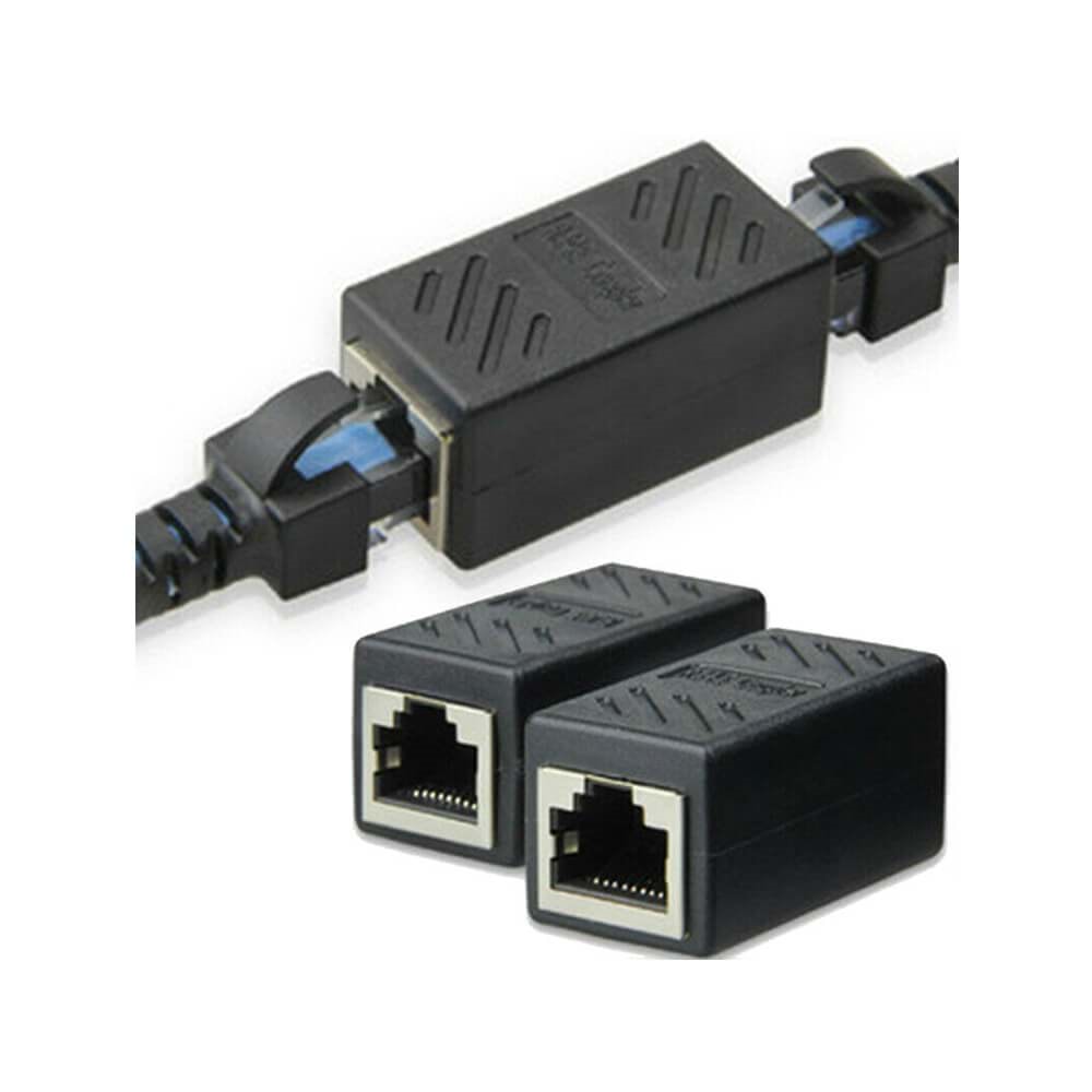 RJ45 EXTENDER UZATMA ADAPTORU SIYAH KALITELI