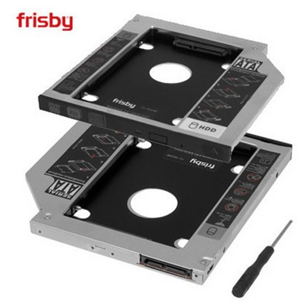 AKSESUAR FRISBY FA-7832NF 9.5MM NOTEBOOK SLIM SATA HDD KIZAK