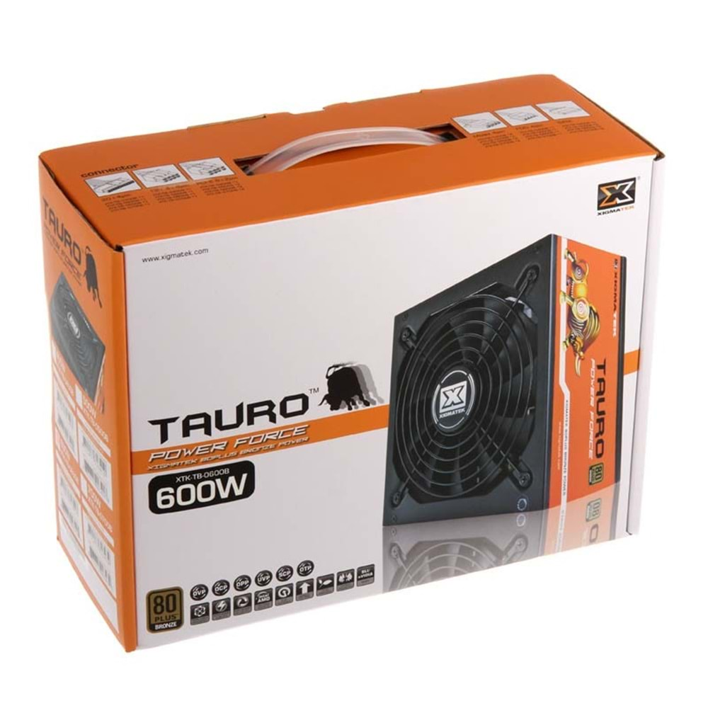 POWER SUPPLY XIGMATEK TAURO 600W 80+ BRONZE