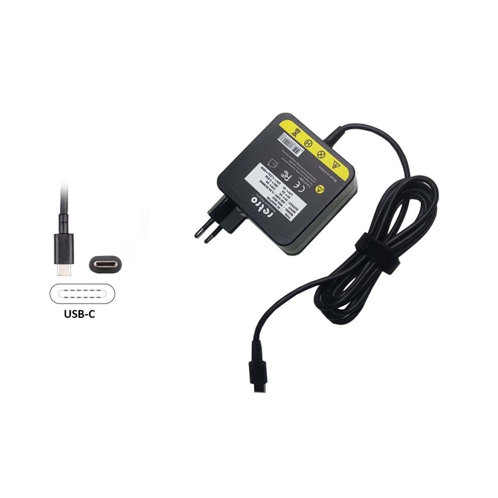 ADAPTOR DCA-IB15 TYPE-C 65W PD: 5V2A 9V2A 12V3A 15V3A 20V2.25A 20V3.25