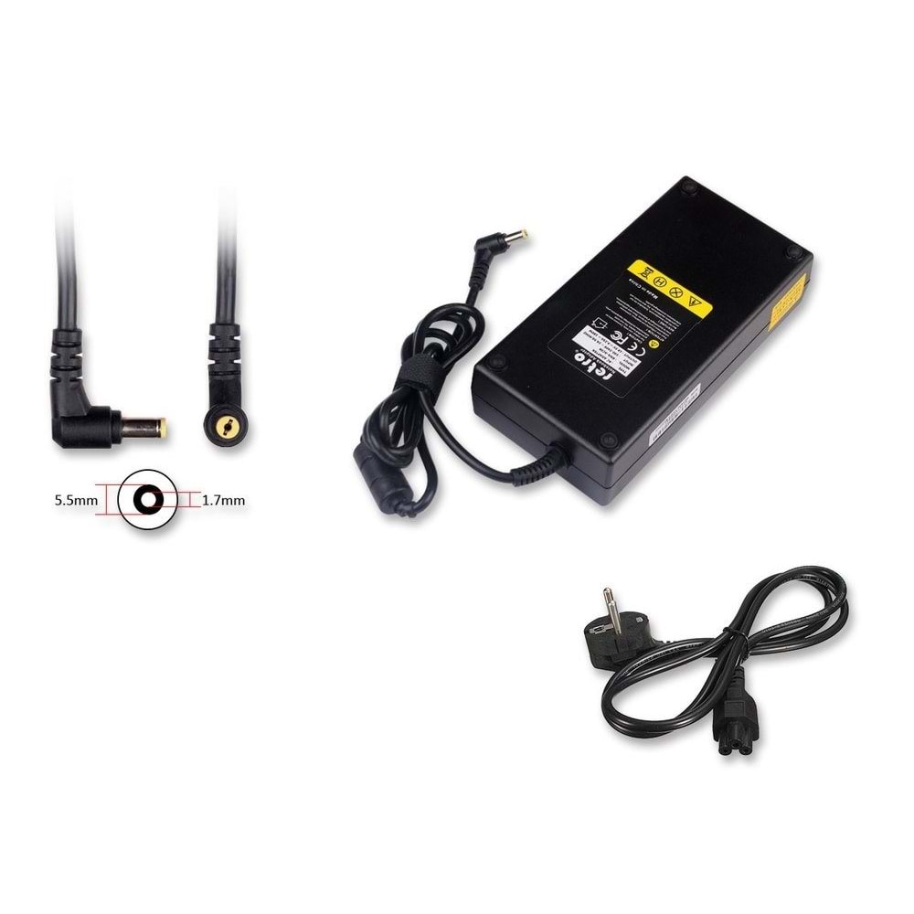 ADAPTOR DCA-AC08 19.5V 9.23A 180W 5.5mm x 1.7mm