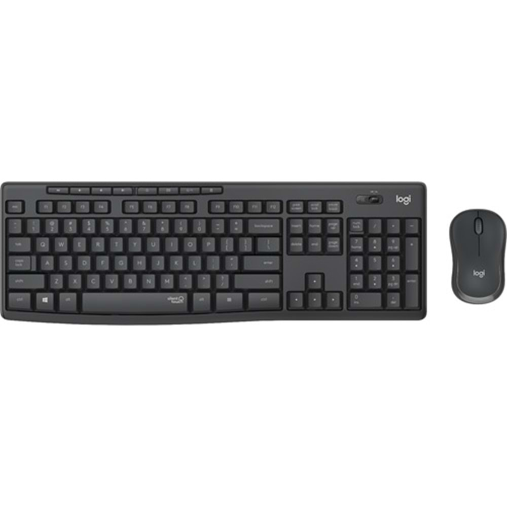 KABLOSUZ KLAVYEMOUSE LOGITECH MK295 920-009804 SİYAH TR LAYOUT