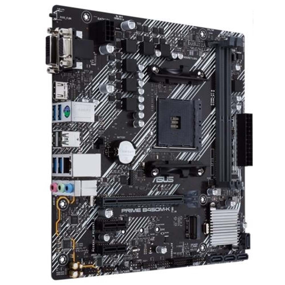 Anakart Asus Prime B450M-K II Ddr4 Am4