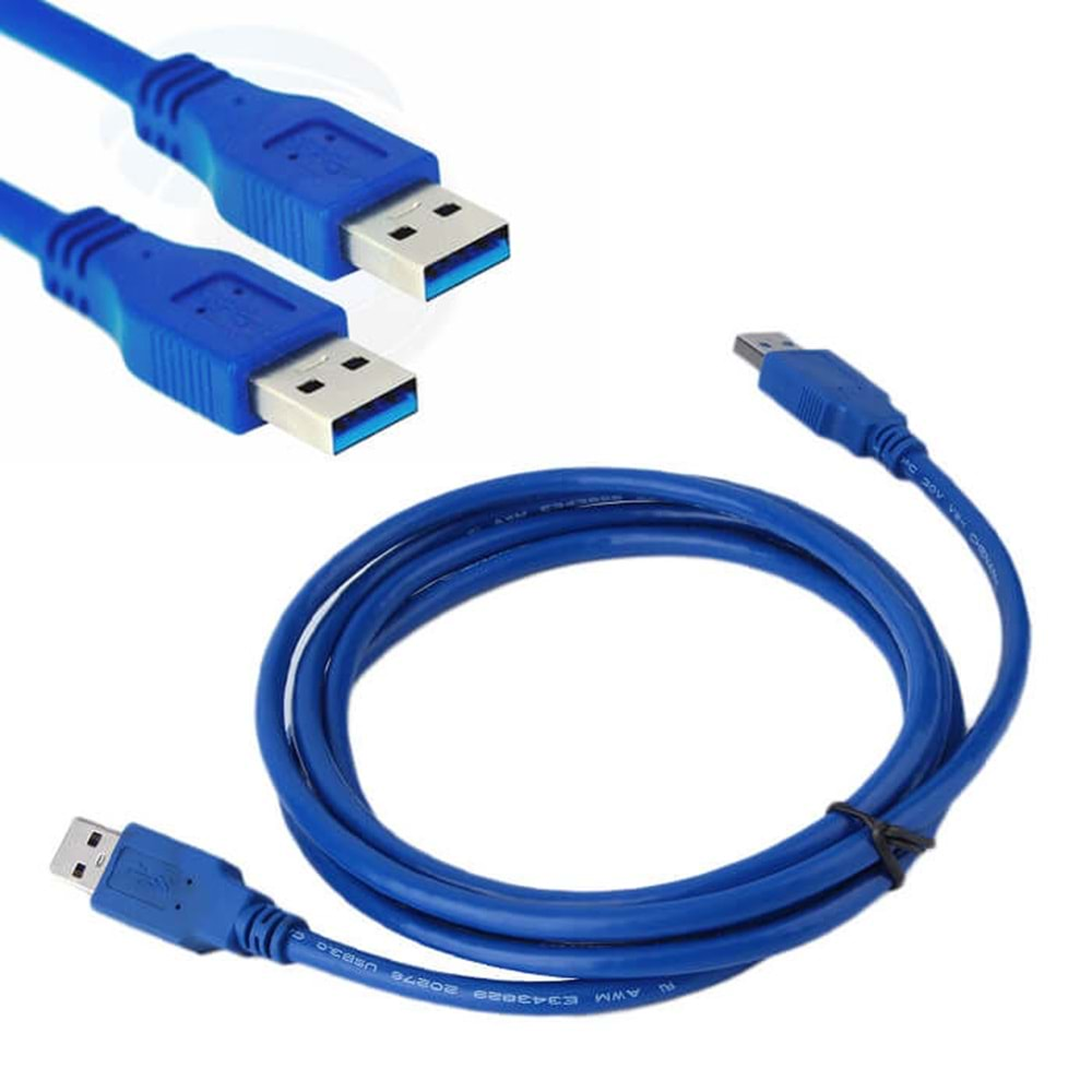 KABLO USB 3.0 TYPE A MALE TO MALE - E/E 1 MT