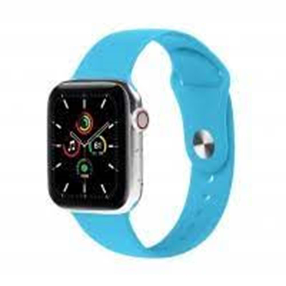 KORDON ZR-SLKN-25 APPLE WATCH 42/44/45mm MAVİ SILIKON