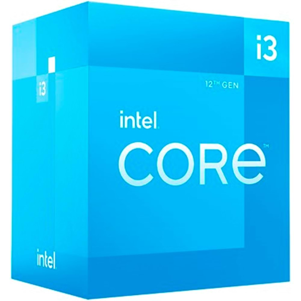 İŞLEMCİ INTEL I3-12100F 3.3 GHZ 12MB LGA1700P