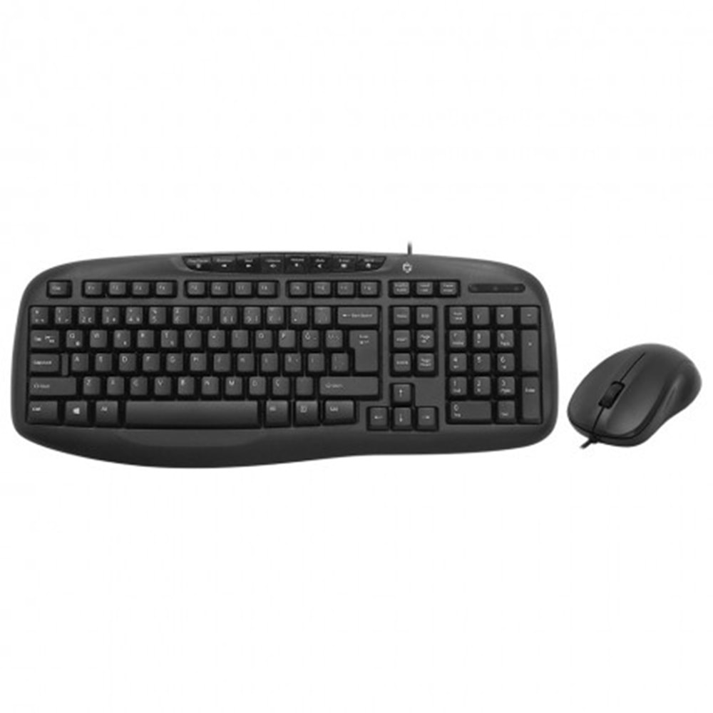 KLAVYE MOUSE SET FRISBY FK-4825QU Q TÜRKÇE MULTIMEDIA TR LAYOUT