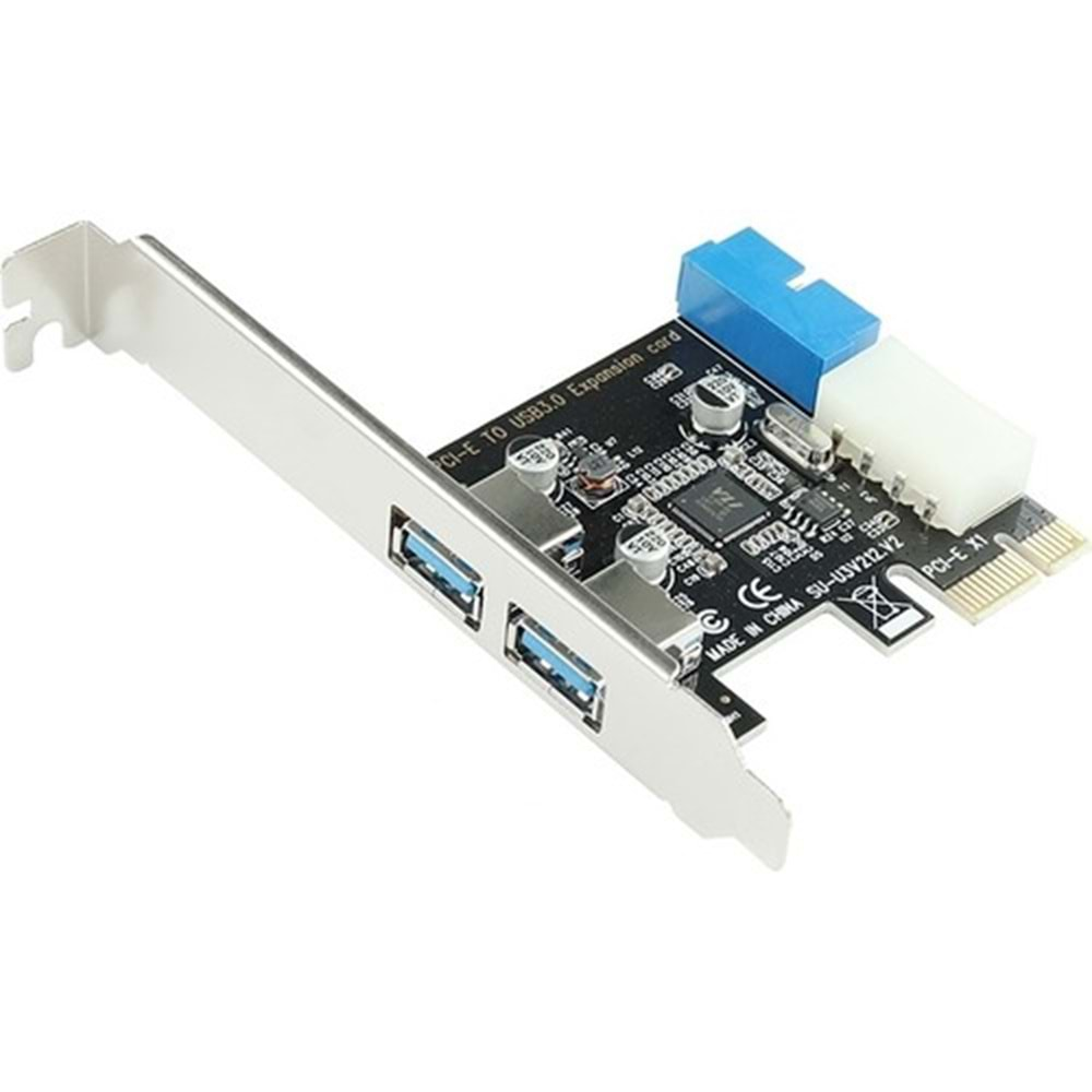 AKSESUAR PCI-EXP KART USB 3.0 2 PORT 4 MOLEX 9 PIN