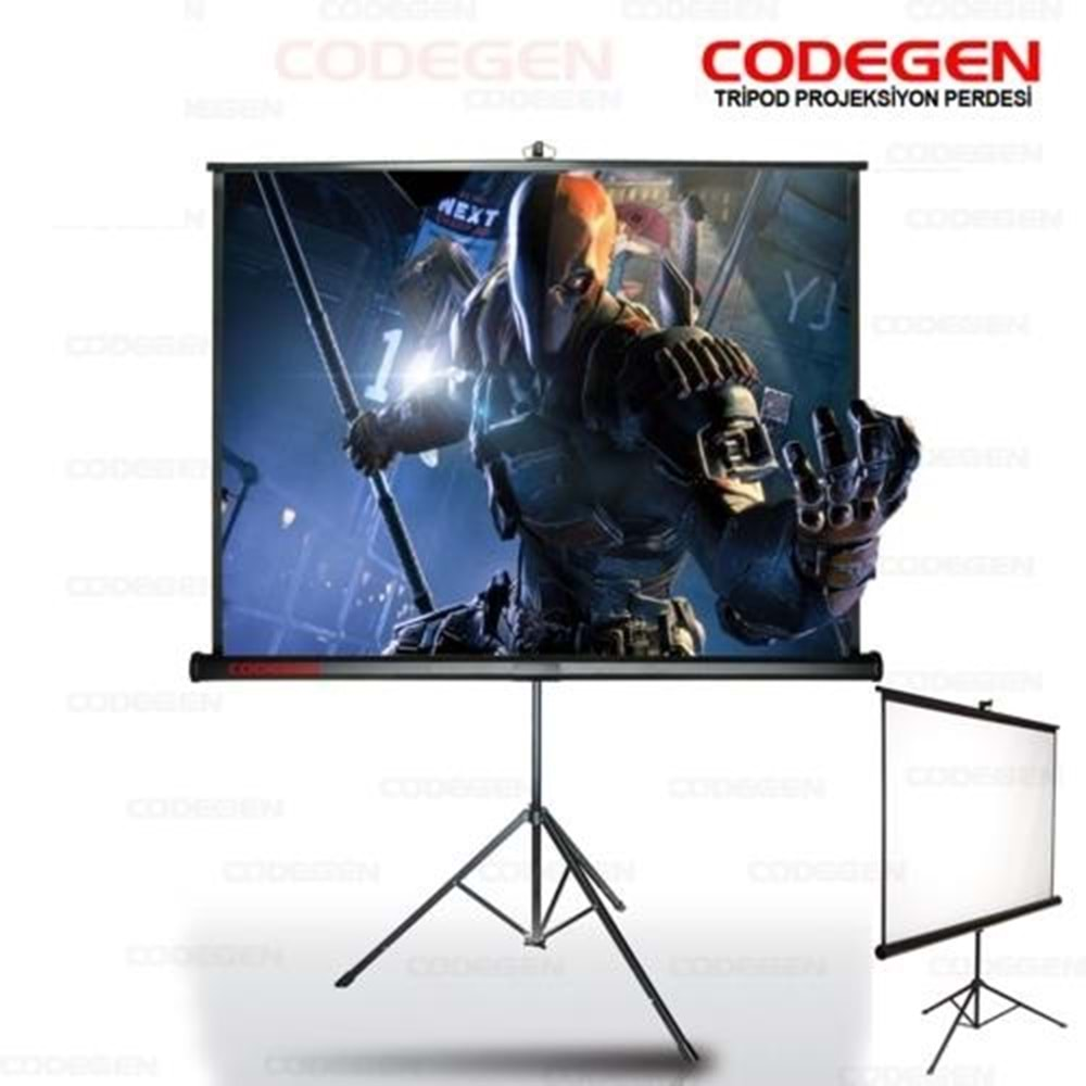 PROJEKSİYON PERDESİ CODEGEN TX-24 240x200 AYAKLI