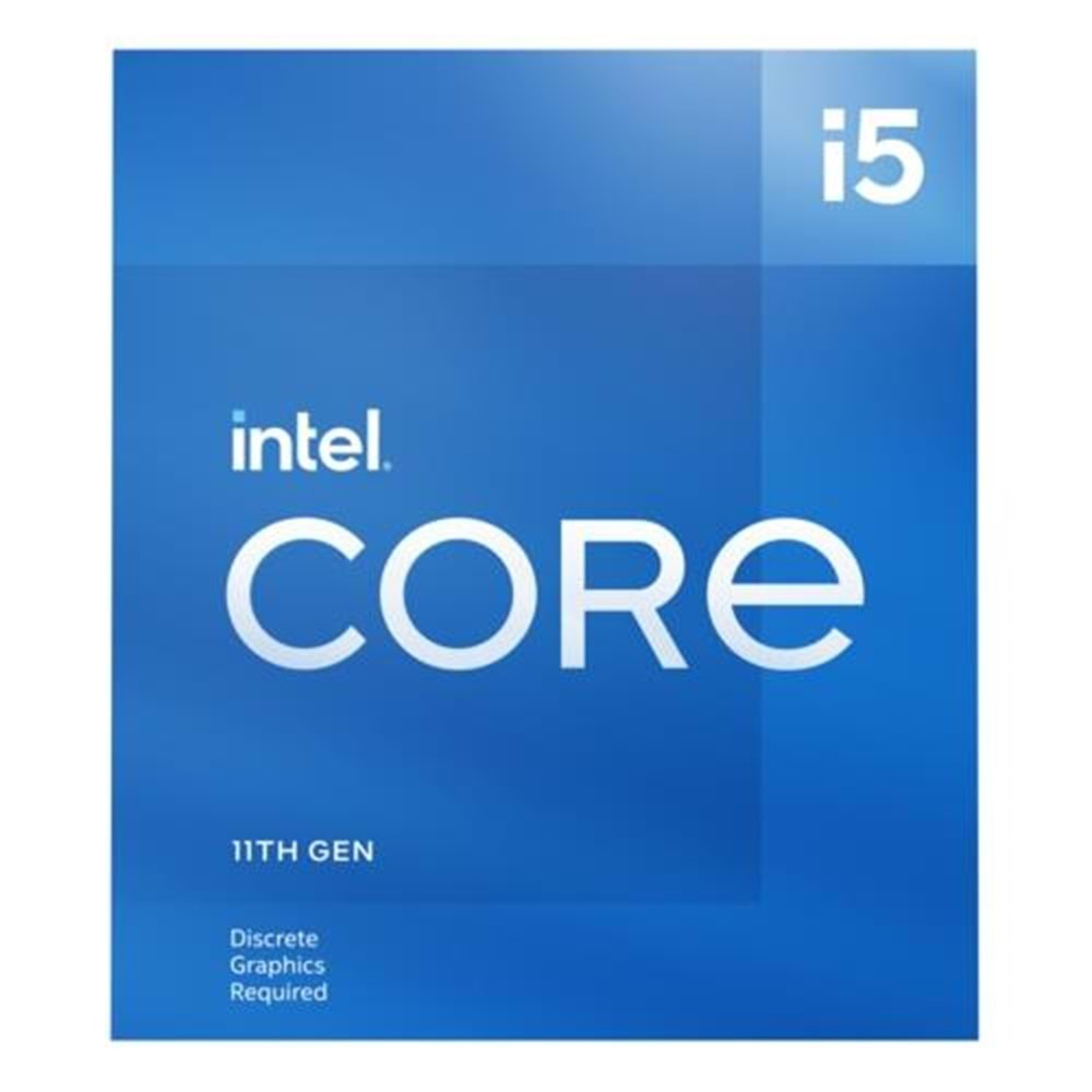 İŞLEMCİ INTEL I5-11400F 2.6Ghz 4.4Ghz 12MB 11. Nesil 1200P-TRAY FANSIZ