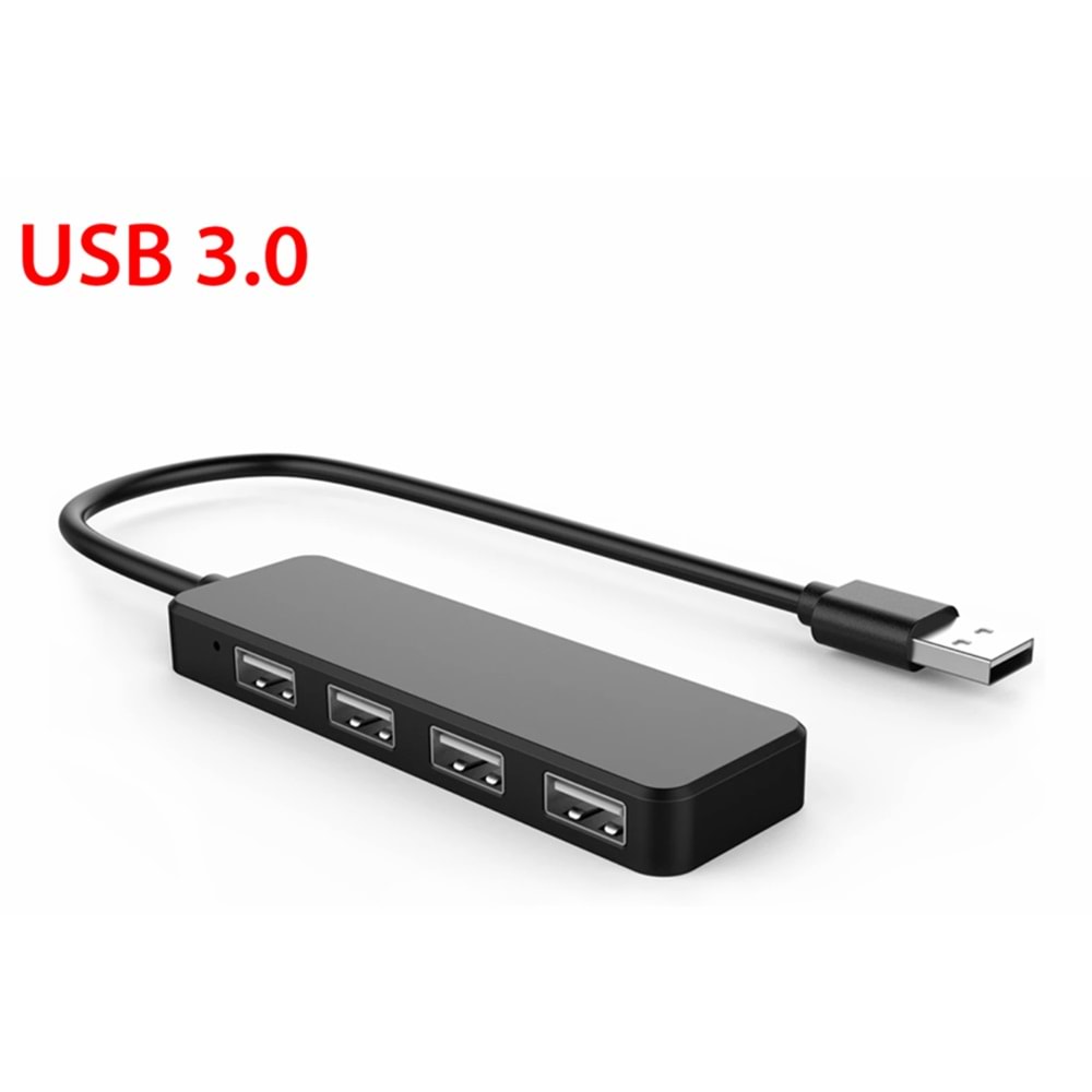 USB ÇOKLAYICI ULTRA SLIM USB 3.0 HUB COKLAYICI 4 PORT