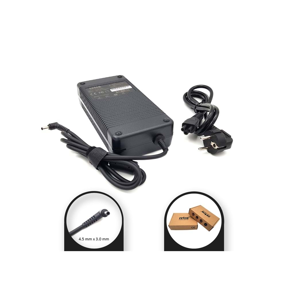 ADAPTOR DCA-AC334 20V 12A 4.5mm x 3.0mm Pinli