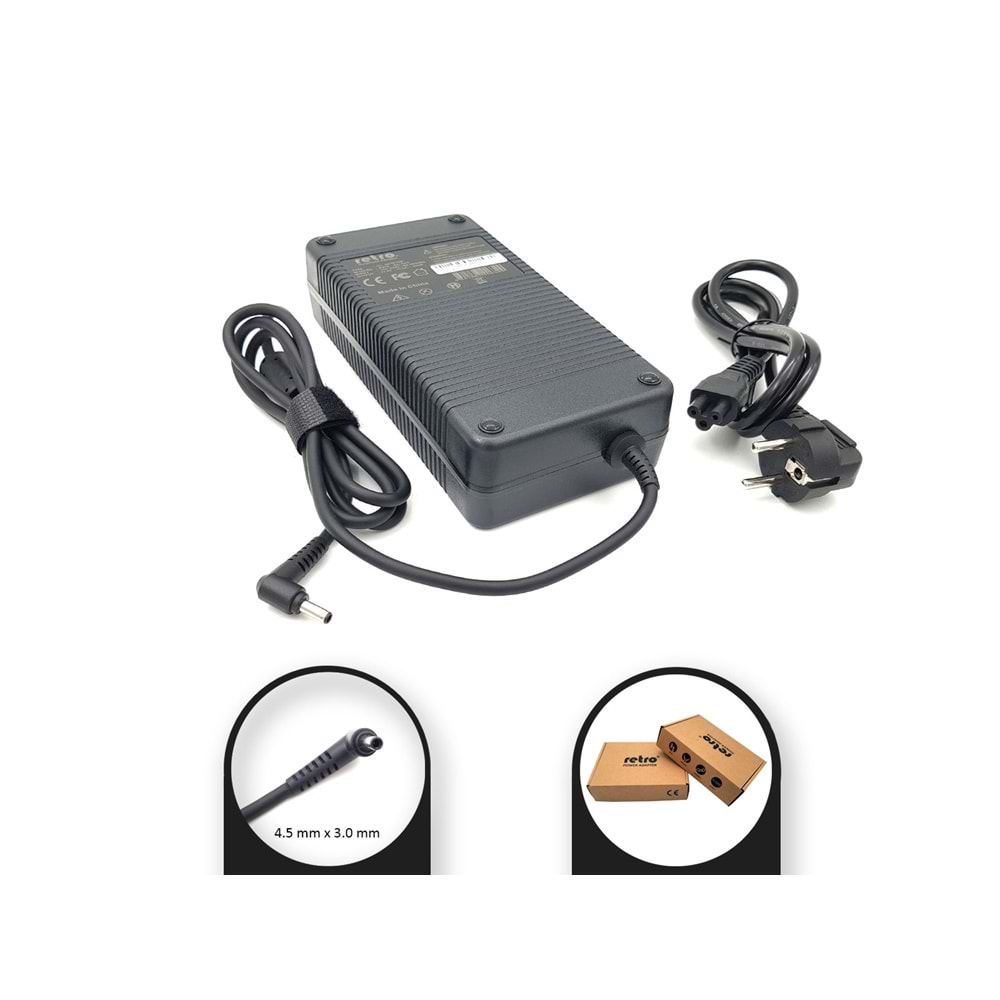 ADAPTOR DCA-AC335 19.5V 11.8A 4.5mm x 3.0mm 230w Pinli