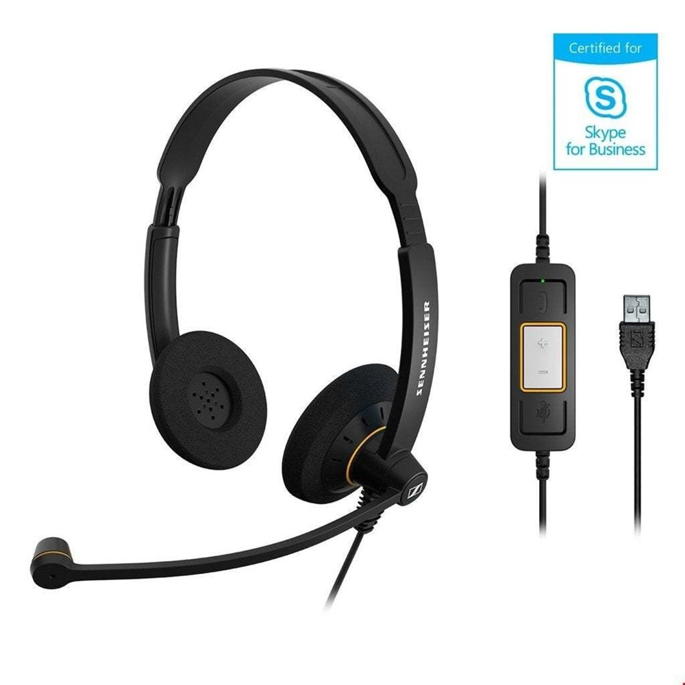 EPOS Sennheiser SC 60 ML Çift Taraflı Taçlı USB Kablolu