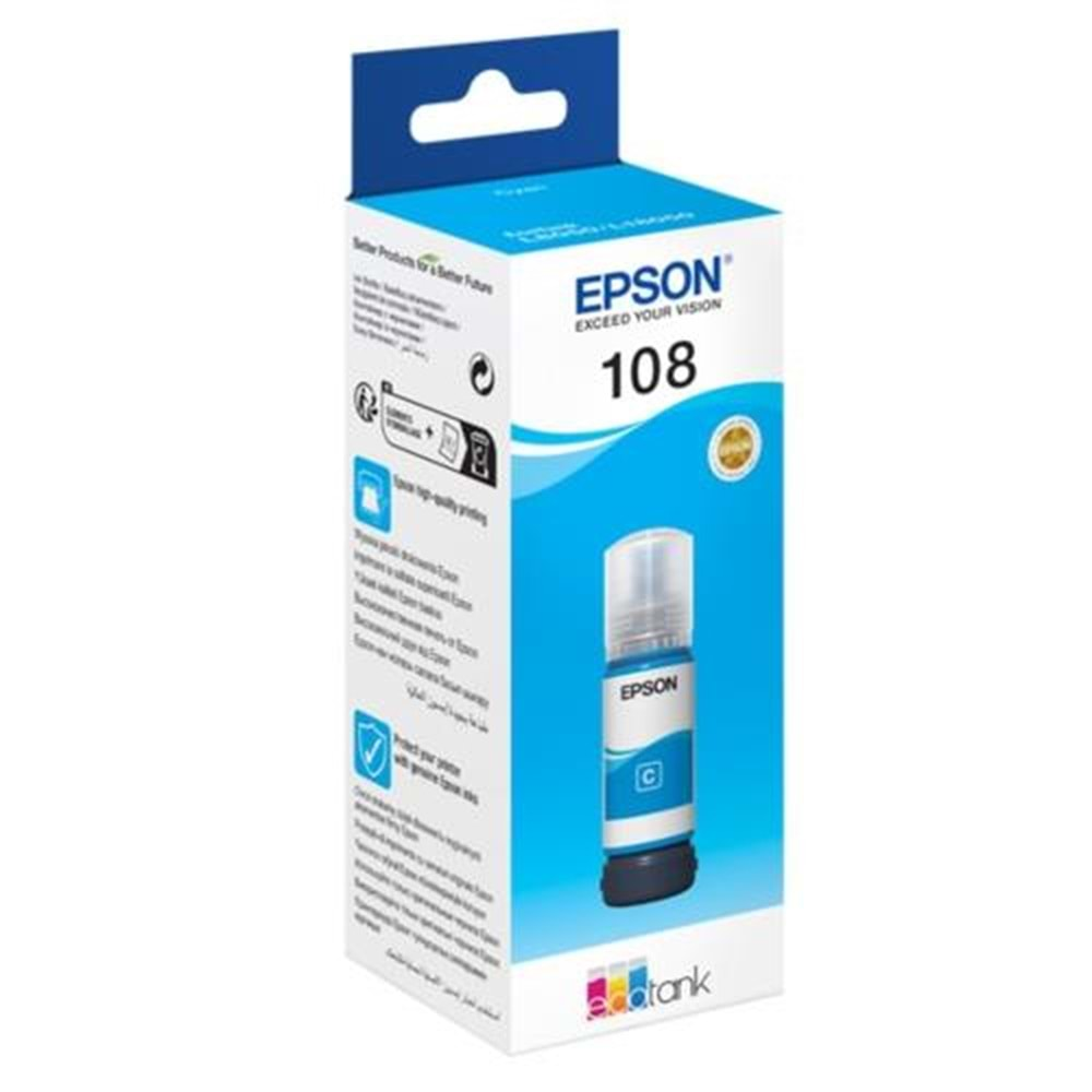 KARTUŞ EPSON C13T09C24A 108 CYAN