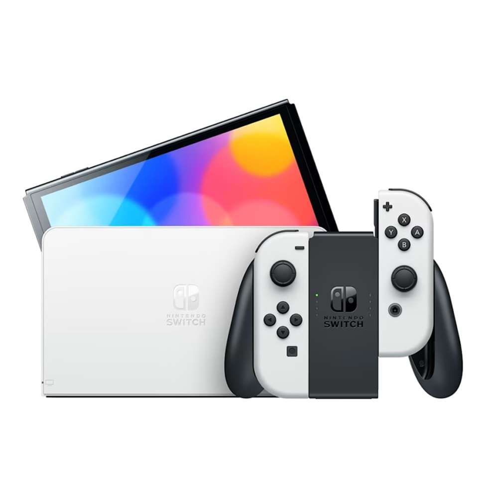 KONSOL NINTENDO SWITCH CONSOLE OLED WHITE 64GB