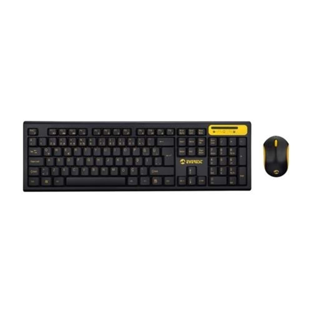 KABLOSUZ KLAVYEMOUSE EVEREST KM-5535 USB Q 800Dpi TR LAYOUT