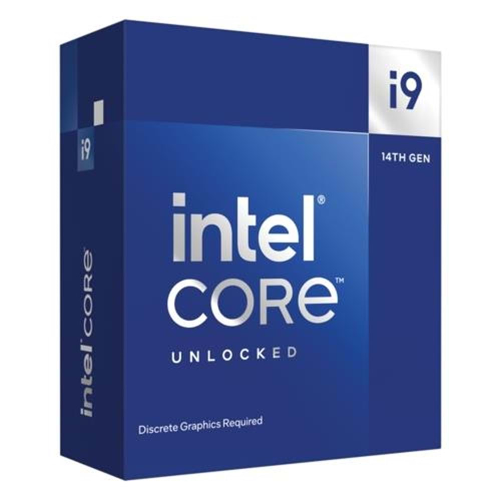 İŞLEMCİ INTEL i9-14900KF 3.2Ghz 6Ghz 36MB 1700P 14.Nesil