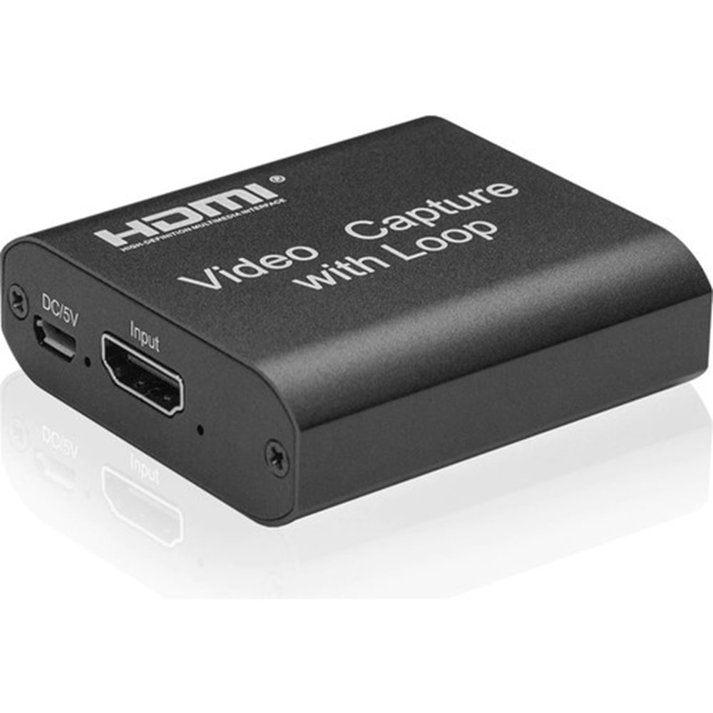 HDMI KAYIT CIHAZI ALFAIS 4759 4K HDMI EZCAP USD VIDEO CAPTURE
