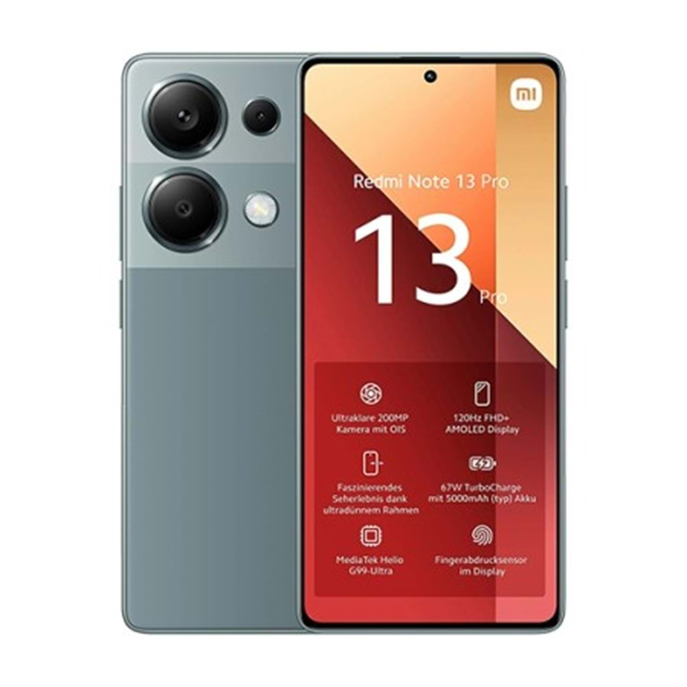 TELEFON XIAOMI REDMI NOTE 13 PRO FOREST GREEN 8GB RAM 256GB