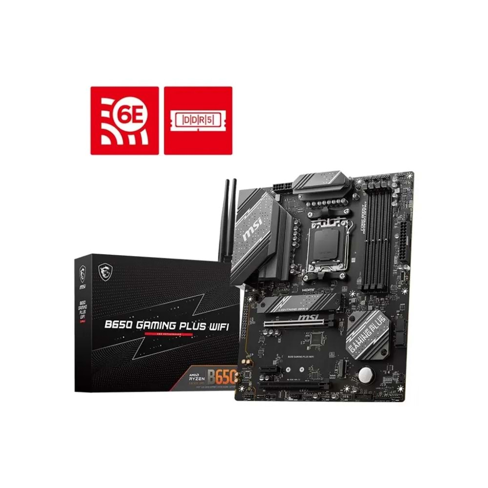 ANAKART MSI B650 GAMING PLUS WIFI DDR5 ATX AM5