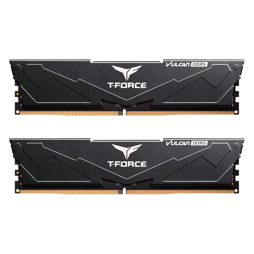 BELLEK TEAM T-FORCE VULCAN BLACK 32GB (2x16GB) 6000MHZ DDR5 CL38