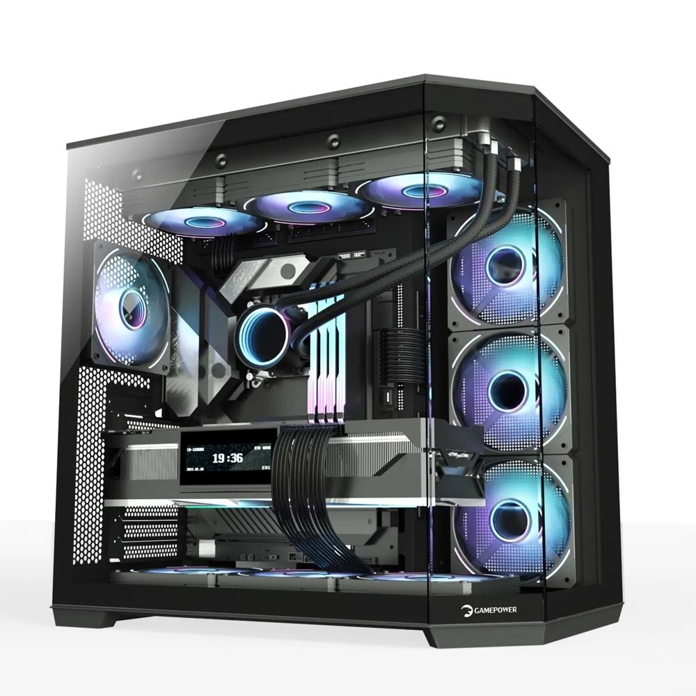 Kasa Gamepower Warcry Edge 1X Black Gaming