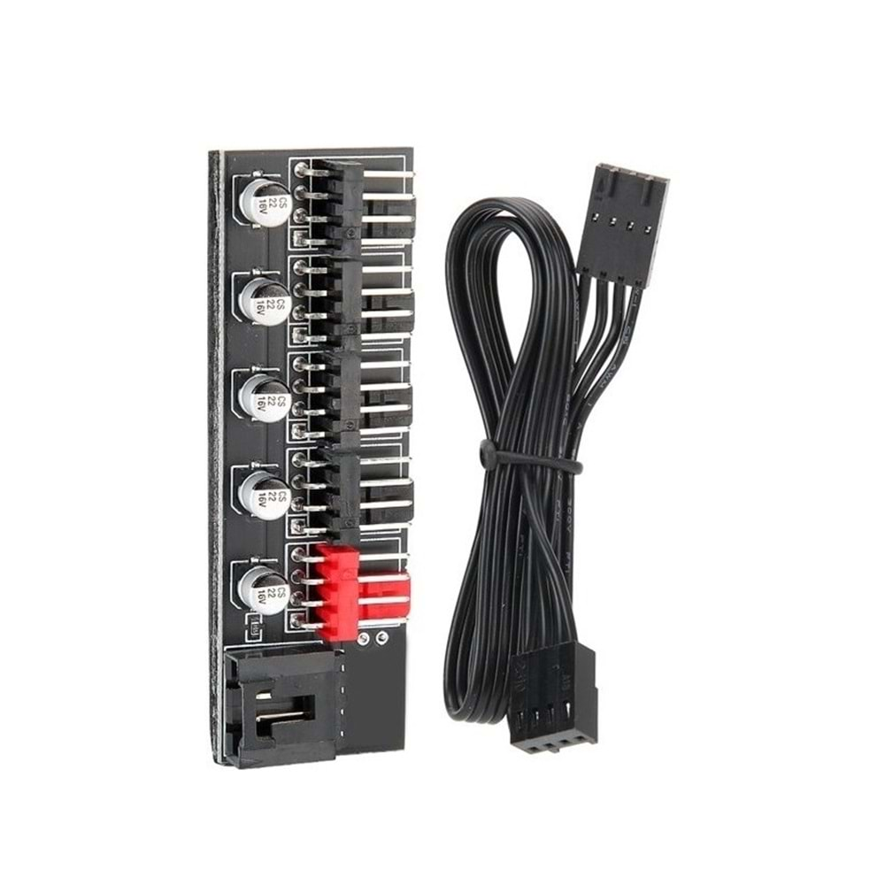 FAN ÇOKLAYICI 5 PORT Y PWM SPLITTER 4 PIN HUB CPU KABLO ÇOĞALTICI