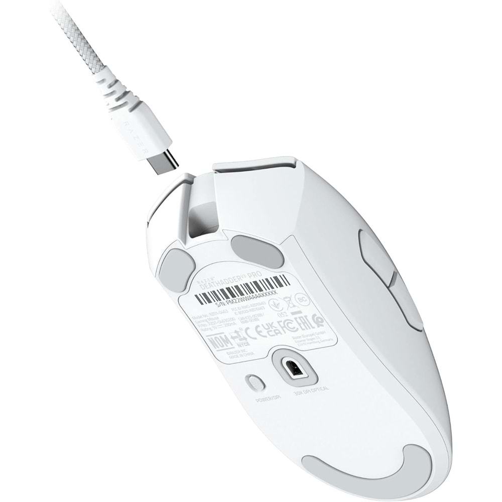 Mouse Razer Deathadder V3 Pro White Rz01-04630200-R3G1 30000Dpi 5 Tuş