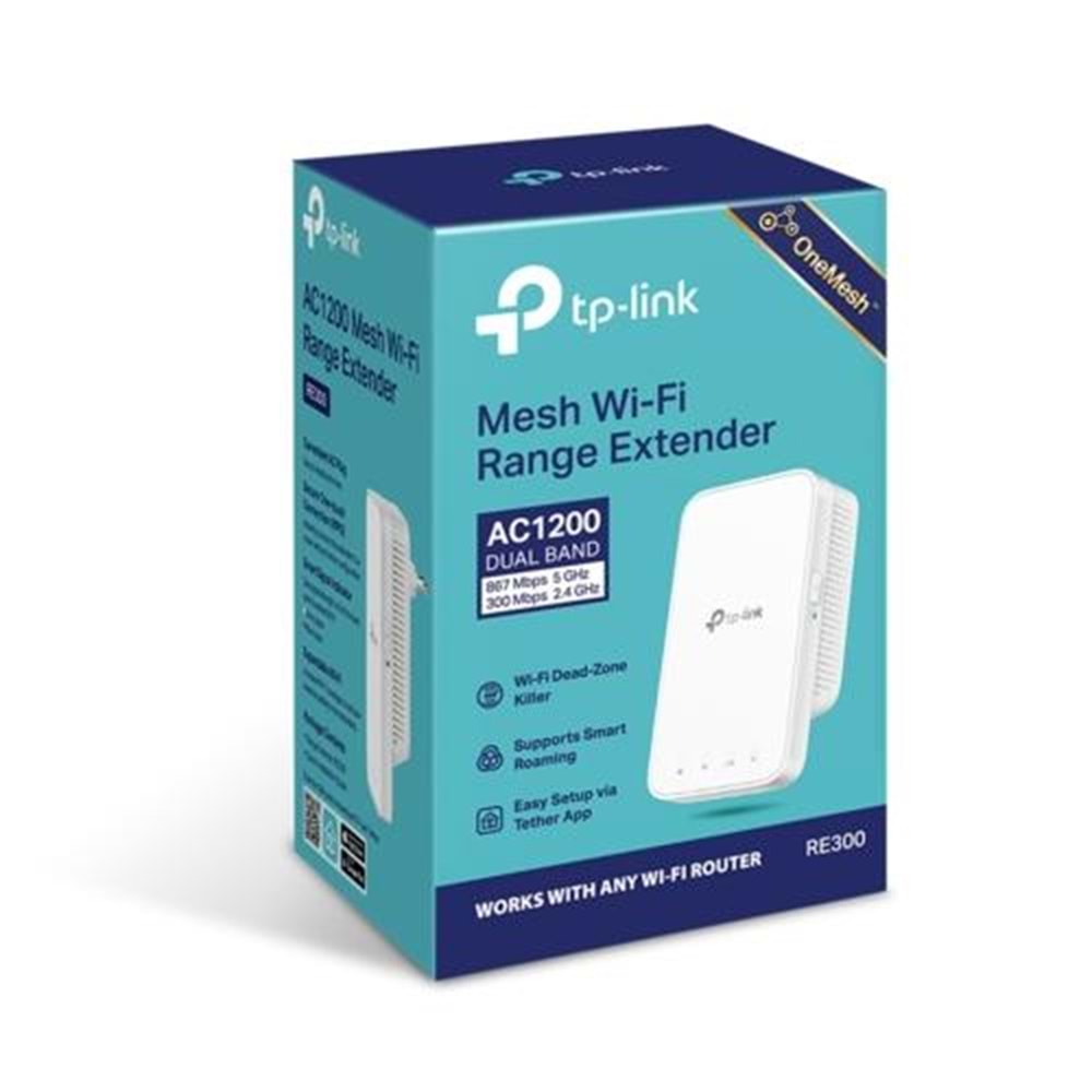 Aksesuar Tp-Link Tl-Re300 Ac1200 Dual 867Mbps