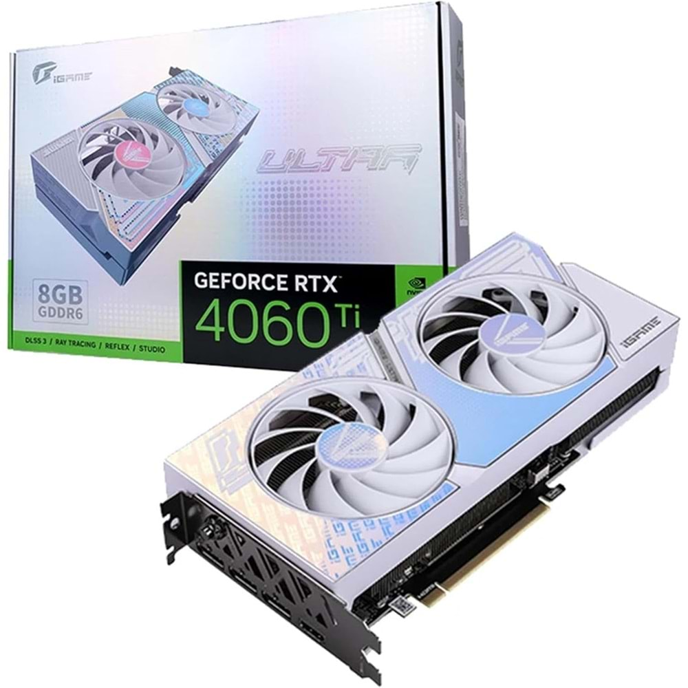 EKRAN KARTI COLORFUL iGAME RTX4060 ULTRA 8GB GDDR6 128Bit