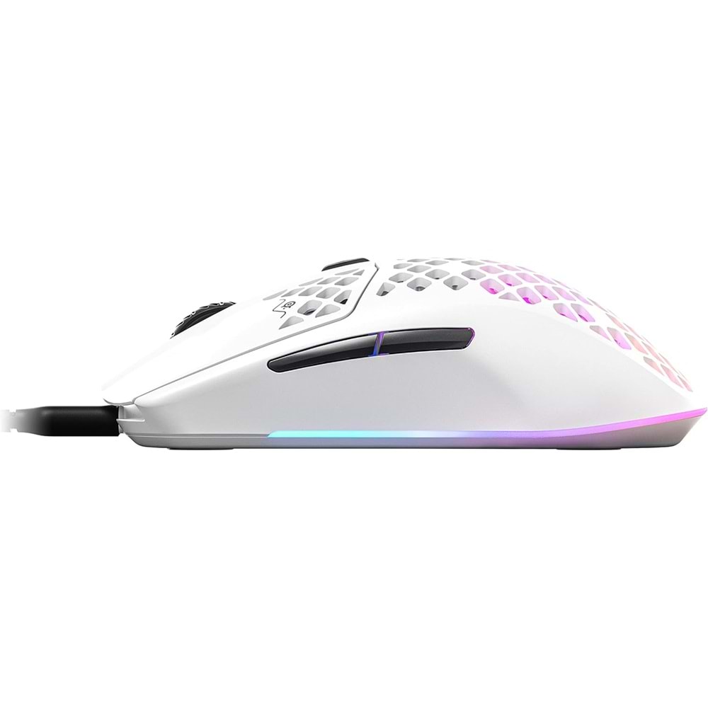 MOUSE STEELSERIES Aerox 3 SSM62611 Onyx 8500 CPI 6 Tuş RGB BEYAZ