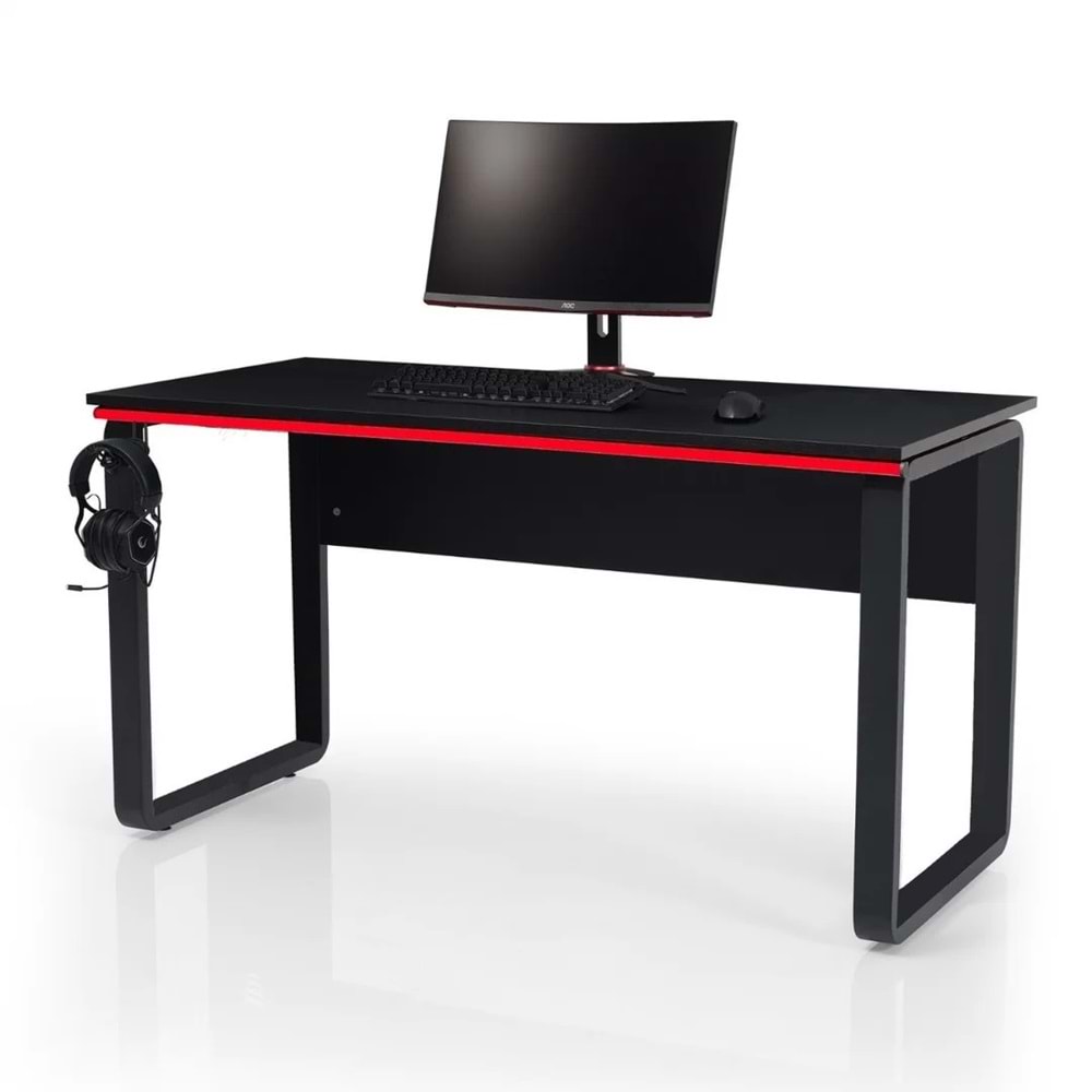 Stepgamer Amiral RS3 Profesyonel Oyuncu Masası Siyah