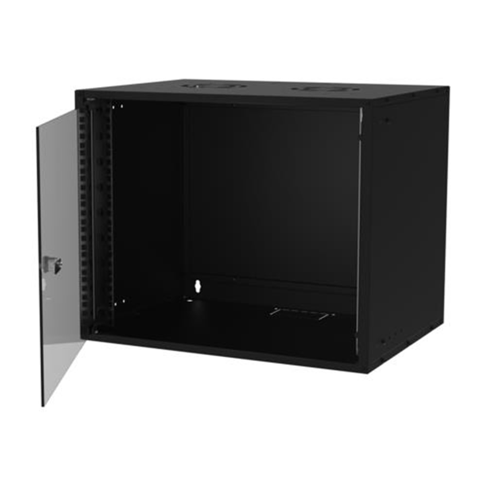 S-link SL-U9 Yeni Nesil 9U Soho Rack Kabin W 530mm D 400mm Siyah