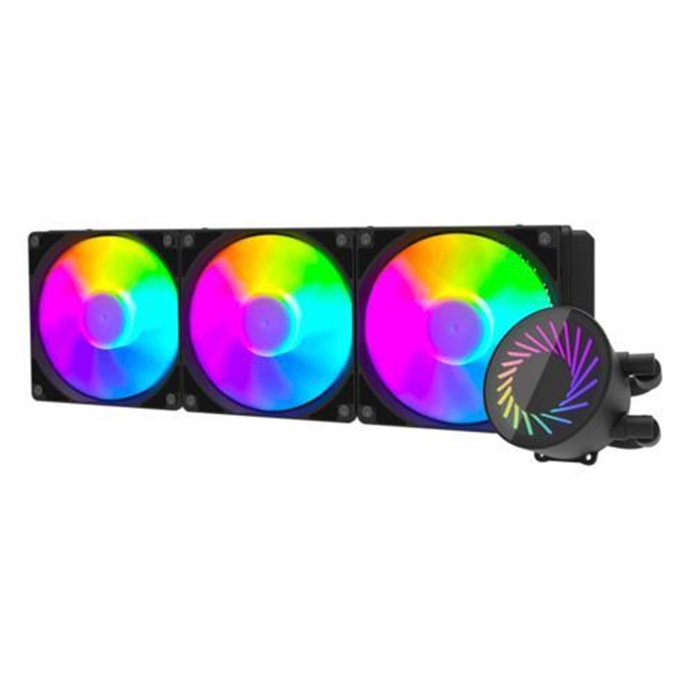 İŞLEMCİ FANI AIGO DCS360 360mm ARGB Siyah Sıvı Soğutma 1700/AM5 1851