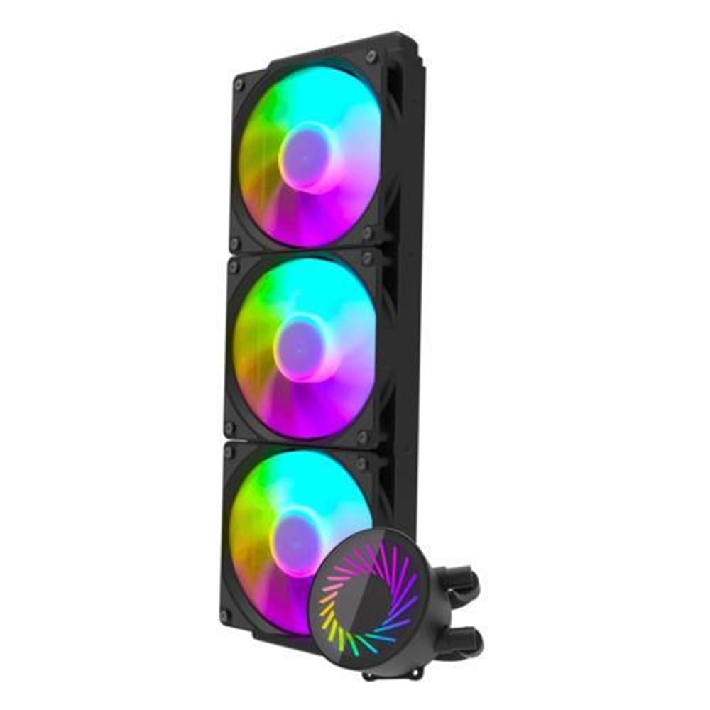 İŞLEMCİ FANI AIGO DCS360 360mm ARGB Siyah Sıvı Soğutma 1700/AM5 1851