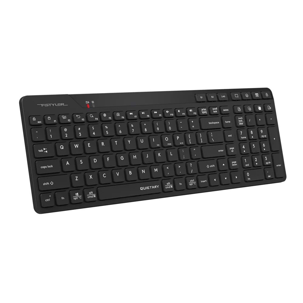 A4Tech Fbk27C As Bluetooth & 2.4G Wireless Keyboard Siyah