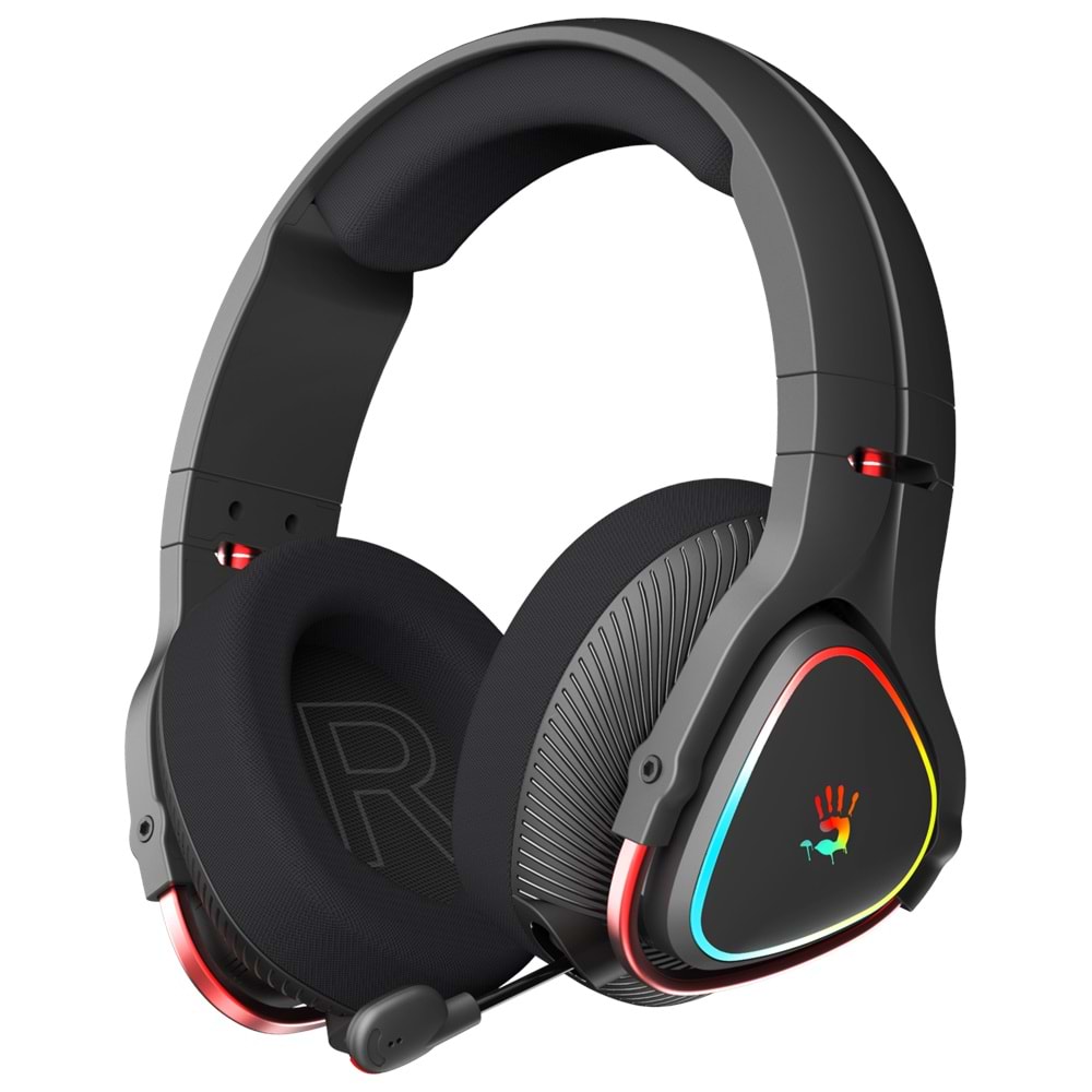 Bloody Mr720 Siyah Şarjlı Rgb Kulaklık-Bt&2.4G&3.5Mm