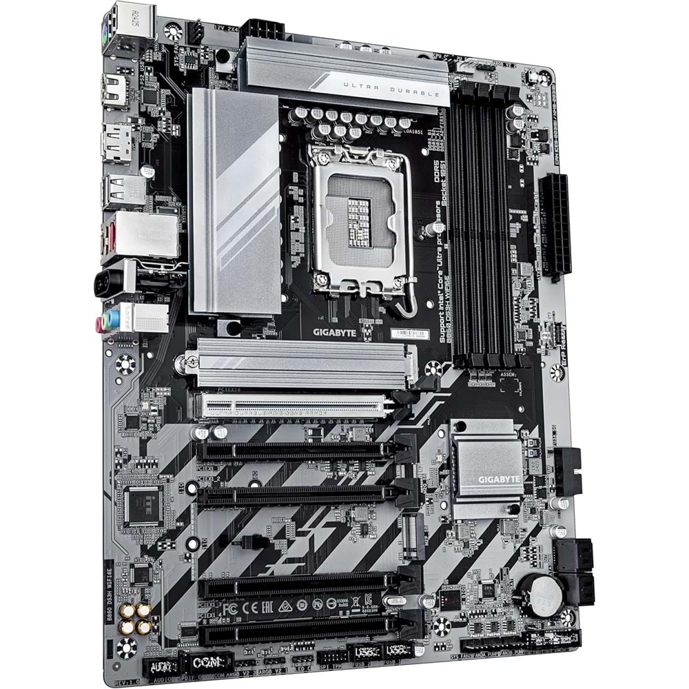 Anakart Gigabyte B860M Ds3H Wifi 6E Soket 1851p