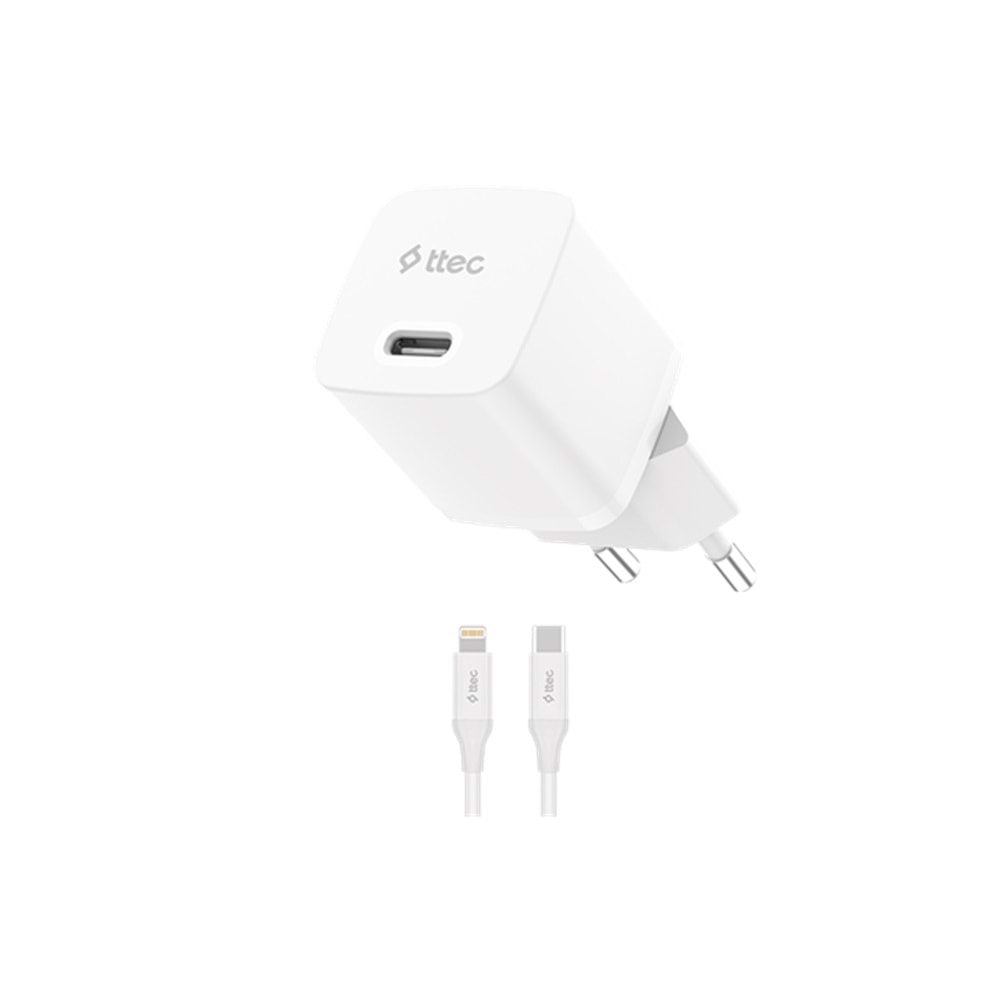 Şarj Cihazı Ttec 20W GaN5 2SCG20LB Usb-C
