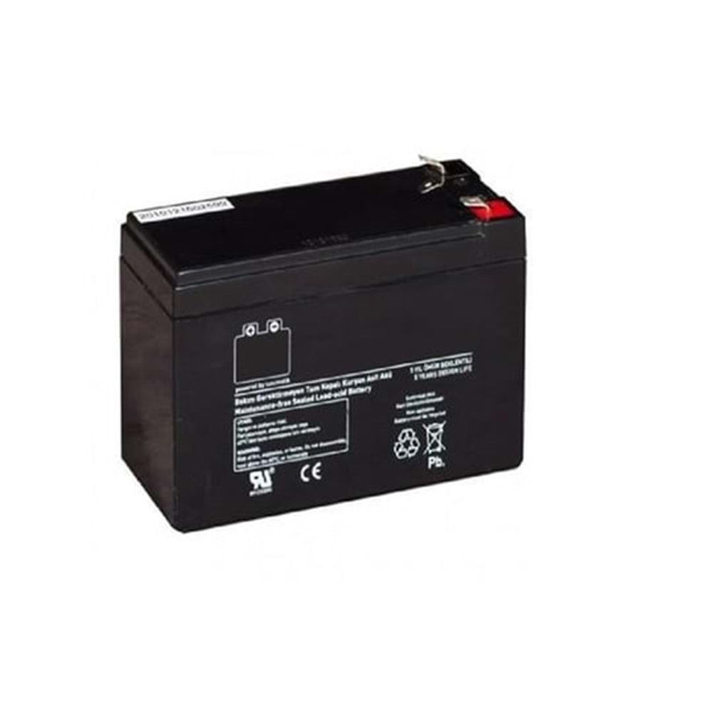 Akü Tescom Combatt Cbl12-7E 12V 7Ah Tam Bakımsız Kuru Akü