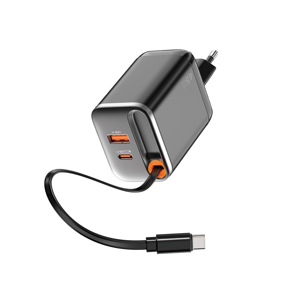 Wivu Helix 45W Wi-G021 Gan Hızlı Şarj UK Plug
