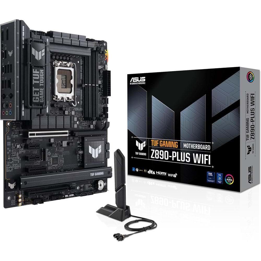 Asus Tuf Gaming Z890-Plus WiFi DDR5 4xM2 USB3.2 RGB LAN ATX LGA1851