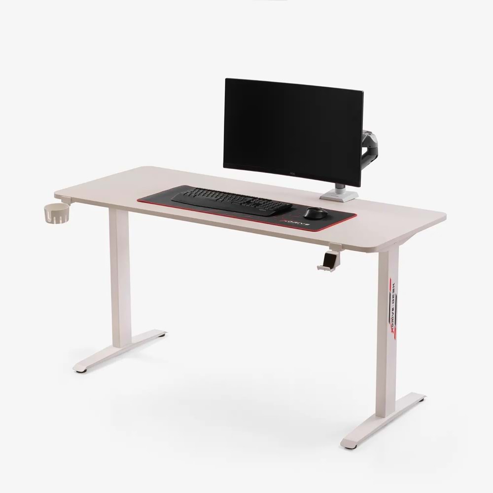 Xdrive Rüzgar Oyuncu masası 160x70 cm Beyaz