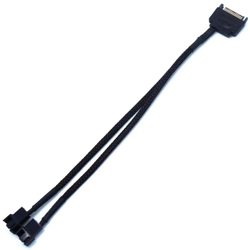 KABLO SATA POWER TO FAN 2 PORT Y PWM ÇOKLAYICI
