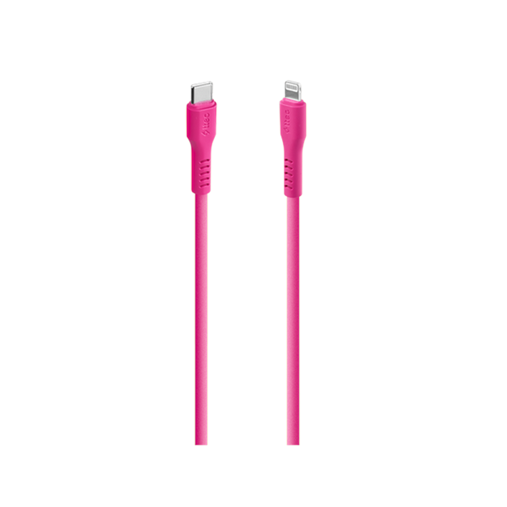 Şarj Kablosu Ttec 2DK60NP Type-C To Lighting 1.2Mt Pembe