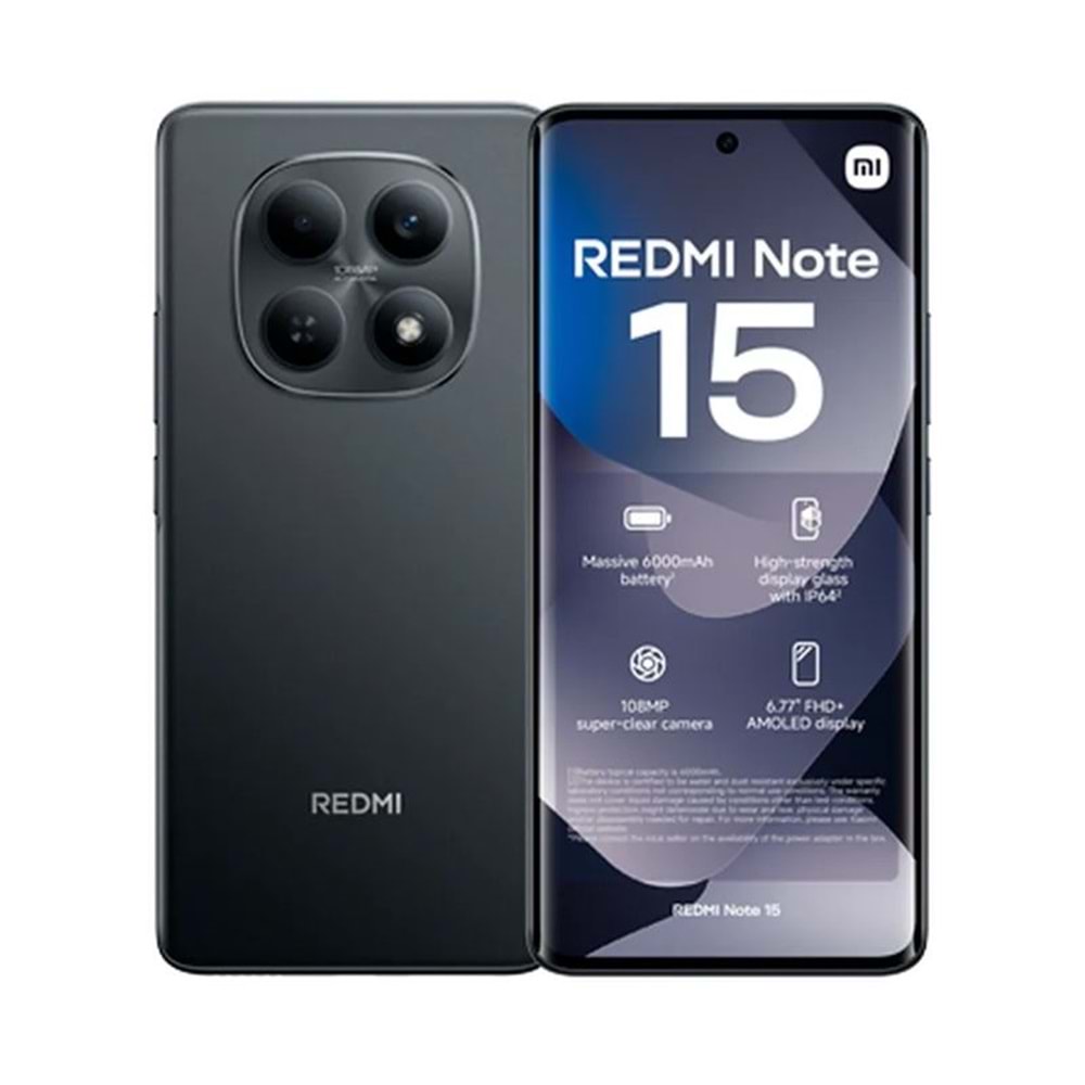Telefon Xiaomi Redmi Note 15 Black 8Gb Ram 256Gb