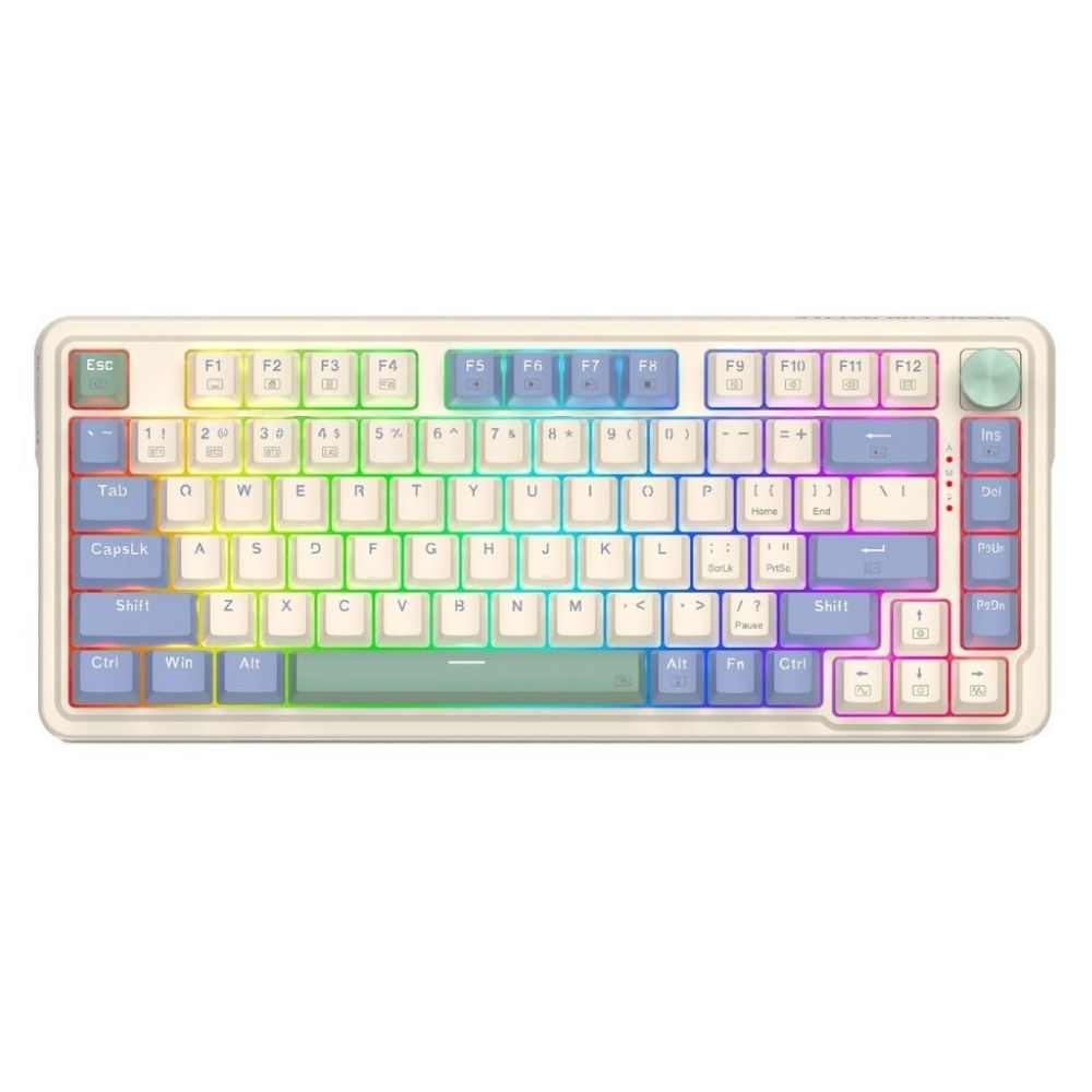 Redragon Ucal Pro K673CPG-RGB-PRO Beyaz Kablosuz Tr Layout