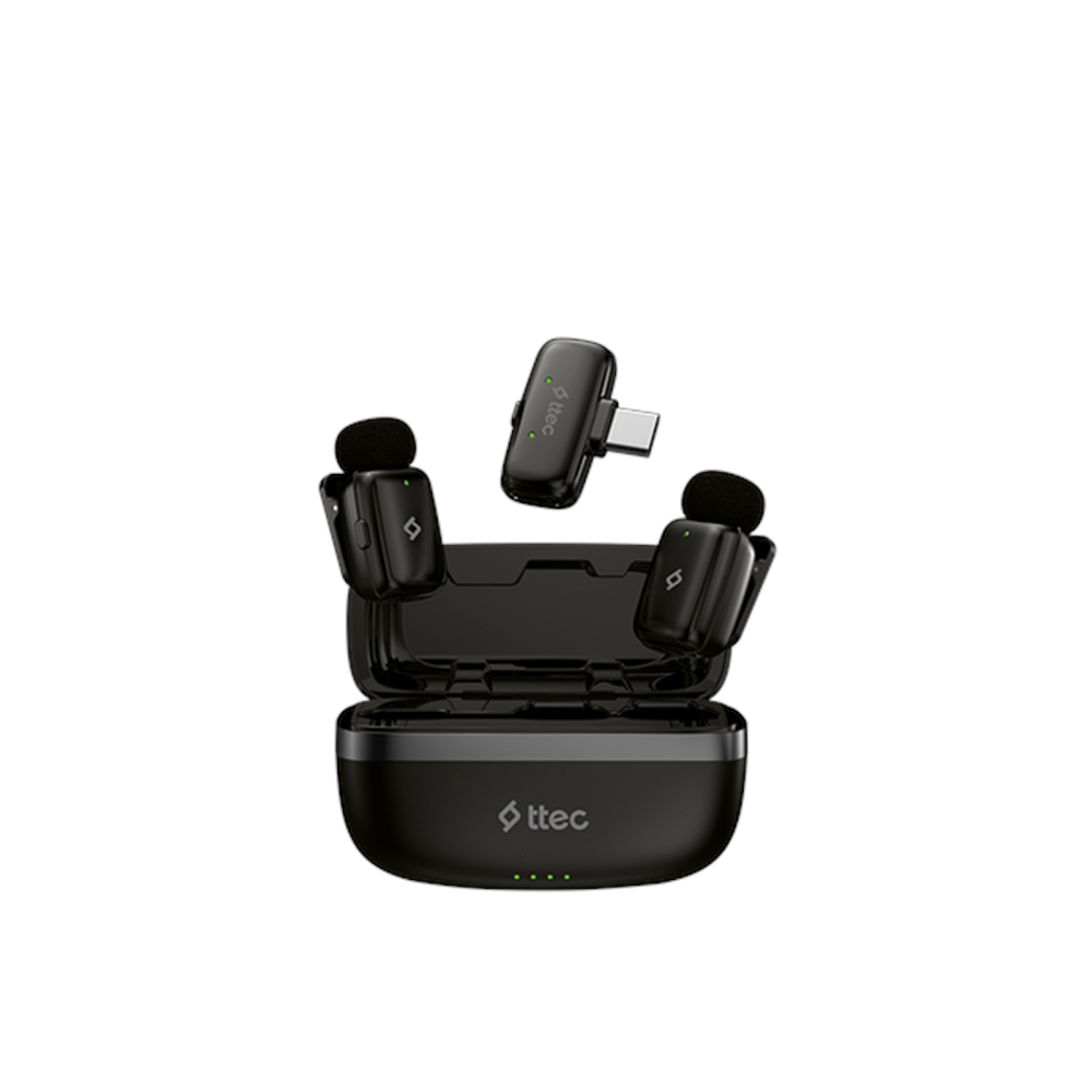 Ttec 2KYM01S GoMic Mini Tak&Çalıştır Kablosuz Yaka Mikrofon Kiti